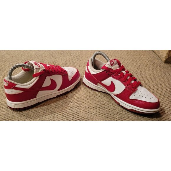 Nike Dunk Low Next Nature White Gym Red Women's - DN1431-101 Size 6 - Picture 6 of 14